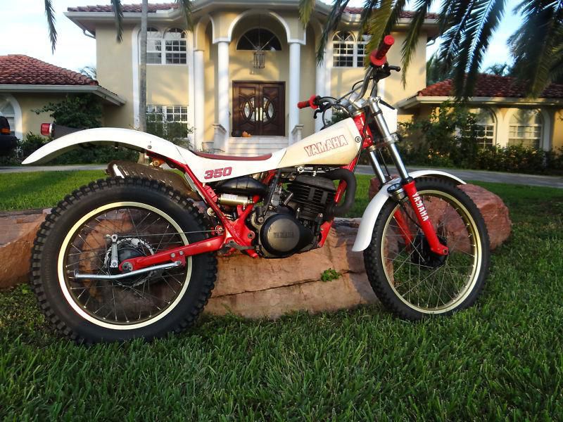 Rare 1986 Yamaha TY 350 Trails Dirt Bike Rock Hopper 2-Stroke Motorcycle TY350