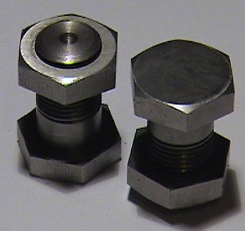 Vincent rear stand mounting bolt f69 &amp; nut f27 made from stainless steel