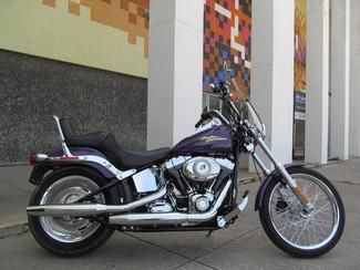 2008 Purple Harley FXSTC Softail Custom, Used Motorcycle, Fully Serviced
