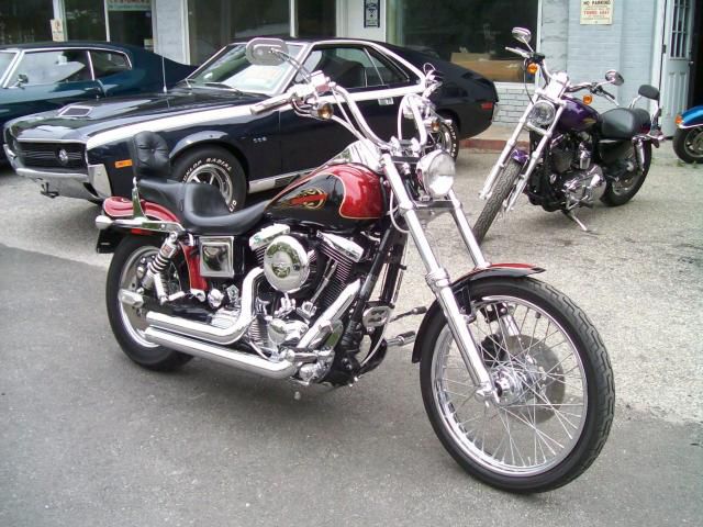 1998 HARLEY DAVIDSON WIDE GLIDE $8,900, Red/Black, Loaded with extras including