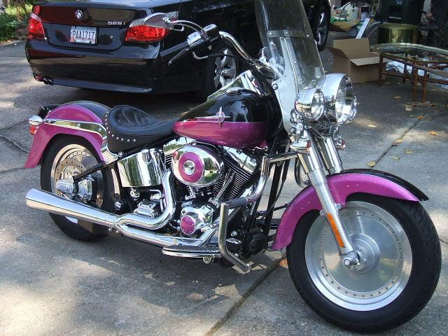 2001 Harley Davidson Fat Boy- custom paint, exhuast, mint condition- NO RESERVE