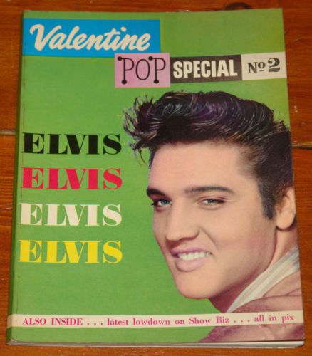 1960 VALENTINE POP SPECIAL MAGAZINE No2 Elvis edition &amp; Cliff, Gene Vincent Anka
