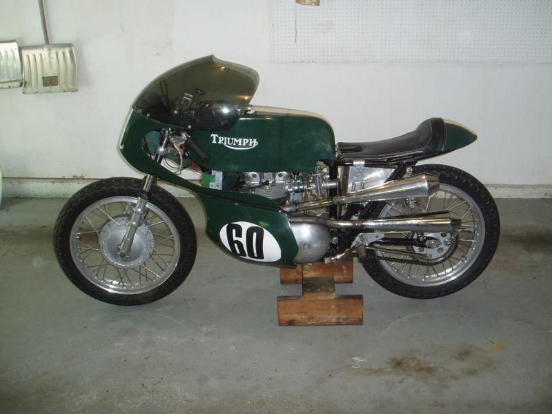 1965 triumph t100 factory supplied race bike