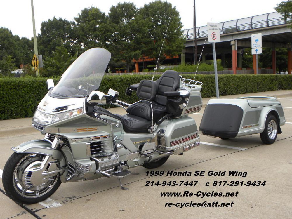 1999 honda gold wing gl1500se + trailer  touring 