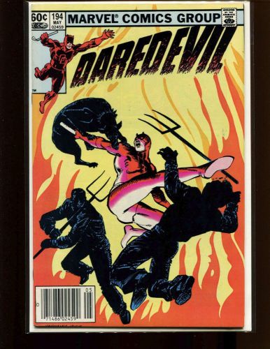Daredevil #194 (Newsstand) VFNM Hannigan Janson Kingpin