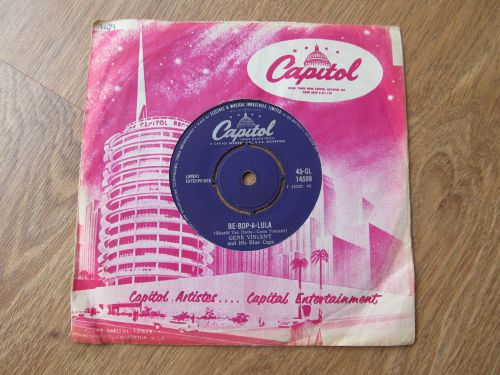 Gene Vincent - Be-Bop-A-Lula - UK 1st Press (Woman Love) - Listen!