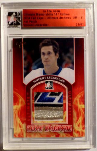 2014 fall expo itg ultimate hot patch vincent lecavalier 1 of 1!