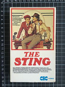 The sting rare australian beta not vhs cic video cult 70s period crime comedy