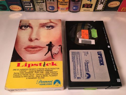 * Lipstick Betamax NOT VHS 1976 Revenge Thriller Beta Margaux Hemingway 70&#039;s
