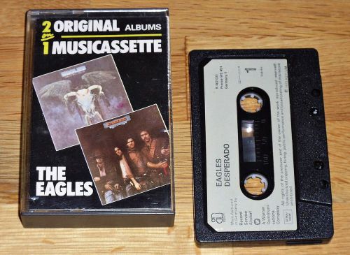 EAGLES Desperado / One Of These Nights (1981) 2 ON 1 Doubleplay - Paper Labels