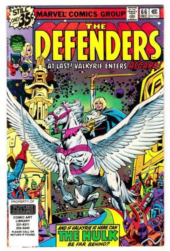 Defenders #66 (12/78)--vg++ / valkyrie in asgard-story/c; ed hannigan-a (b)^^