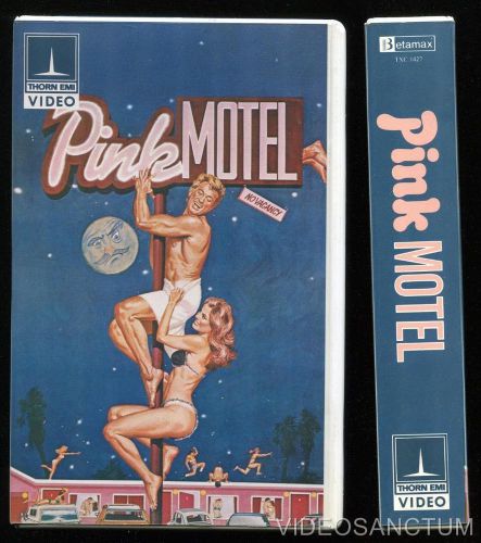 SEX COMEDY BETA NOT VHS PINK MOTEL 1982 THORN EMI VIDEO CHEATERS SEXPLOITATION