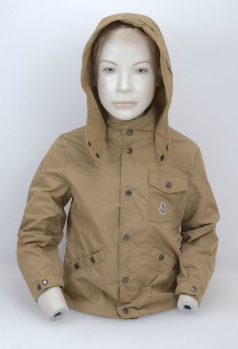 Moncler giacca a vento/parka bambino-boy windbreaker jacket beige luss77/puss77