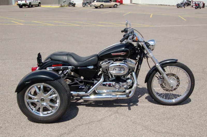 2008 Harley Davidson Sportster XL1200C Trike Vivid Black P12531
