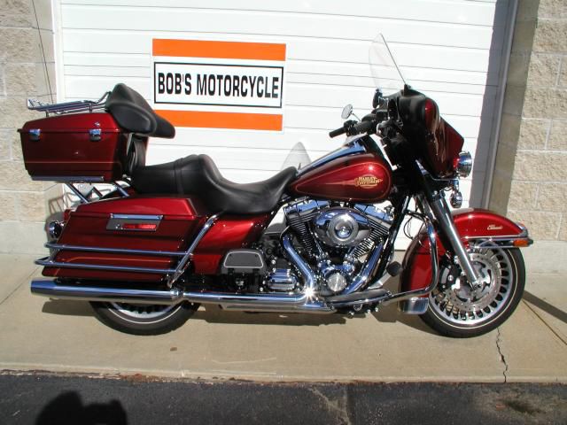 2010 HARLEY DAVIDSON ELECTRA GLIDE CLASSIC FLHTC, Red, 8,010 Miles, ABS Brakes