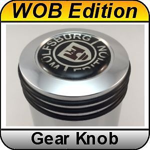 Wolfsburg Edition Gear Shift Knob Piston Design Style VW Golf MK2 MK3 Jetta