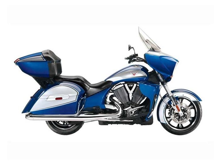 2014 victory cross country tour - boardwalk blue / silver 