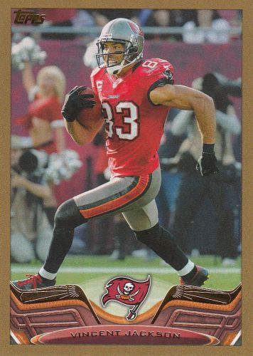 Vincent Jackson 2013 Topps GOLD PARALLEL #439 Tampa Bay Buccaneers #&#039;d /2013