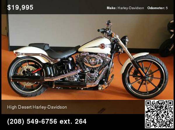 2014 Harley-Davidson Breakout Morocco Gold Pearl 6-speed