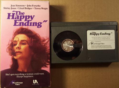 The Happy Ending Betamax BETA Jean Simmons John Forsythe Lloyd Bridges RARE