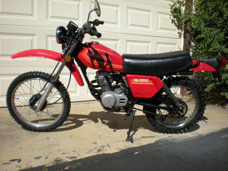 1980 Honda XL100s Dual Purpose Trail Bike. Street Legal 3,500 miles! Runs Great!