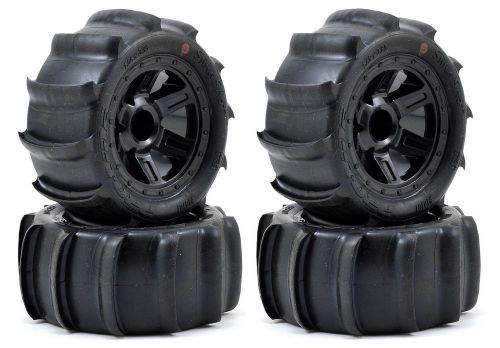 Proline 1/16 E-Revo Sling Shot Paddle Tyres On Desperado Wheels (4) #10101-10