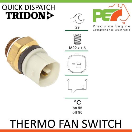 Genuine * TRIDON * Thermo Fan Switch For Volkswagen Polo Vento 1.4 16V 1.6i GL