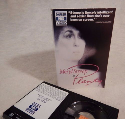 Betamax beta plenty meryl streep 1985