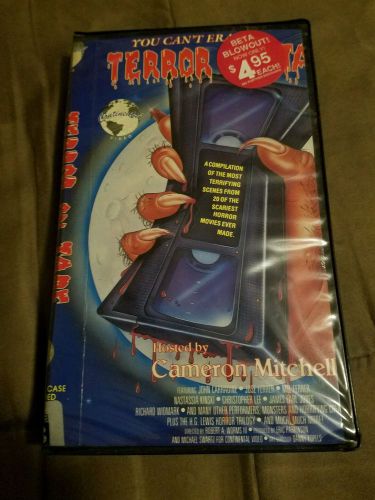 Terror on tape beta not vhs  cut clamshell continental horror