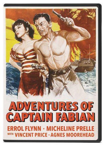 ADVENTURES OF CAPTAIN FABIAN DVD - ERROL FLYNN - VINCENT PRICE