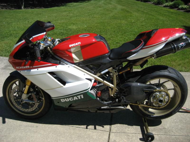 2007 Ducati 1098s Tricolore Superbike w/ Options