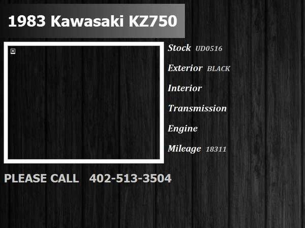 1983 Kawasaki KZ750