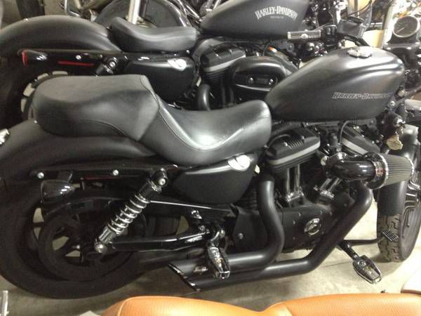 2009 Harley Davidson XL 883 Low Sportster intake kit flat black