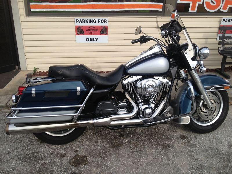 2004 Road King Police Ready To Ride Pro Pipe Clean Adult Owned Five Speed harley