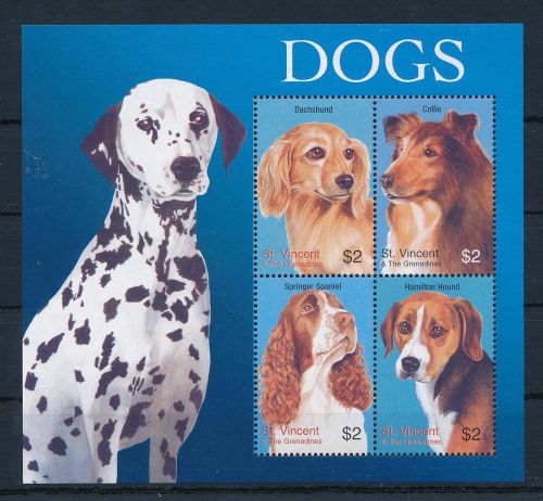 [33232] St. Vincent &amp; Grenadines 2003 Animals Dogs MNH Sheet