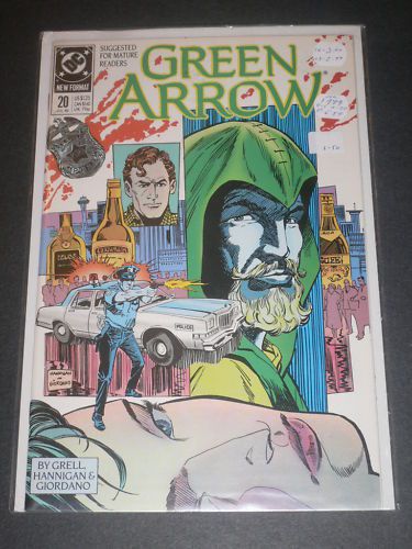 Green arrow v1 #20 grell hannigan vf dc comics jul 1989