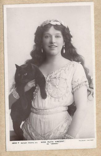 1906-07 miss ruth vincent as &#034;amasis&#034; edwardian opera singer and actress