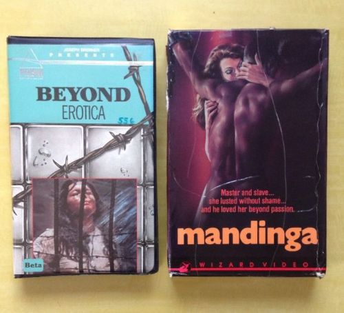 Beta Tape Lot Betamax 2 Movies Beyond Erotica Mandinga Wizard Video Prism