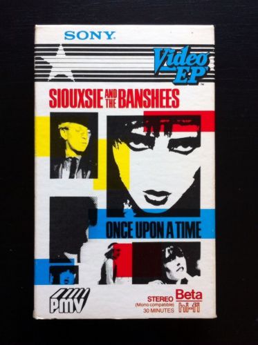 Siouxsie and the Banshees Once Upon A Time BETA MAX Betamax Tape