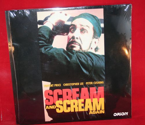 Laserdisc (Q) * Scream and Scream Again * Vincent Price Peter Cushing New