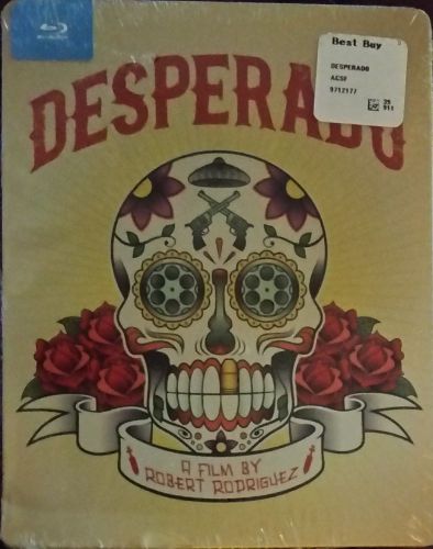 Desperado (Blu-ray, 1985) ROBERT RODRIGUEZ Collectible Metal STEELCASE New!
