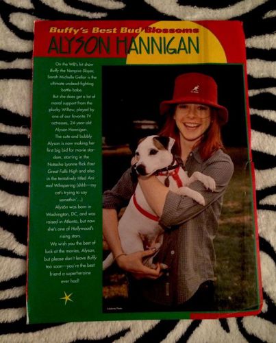 Alyson hannigan clipping article buffy the vampire slayer will combine shipping