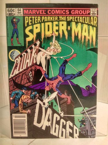 Spectacular Spider-Man #64 (1976) 8.0 VF Mantlo/Hannigan 1st Cloak and Dagger