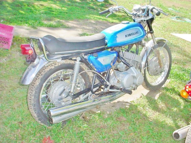 Vintage 1971 H1 Kawasaki 500cc Motorcycle KAF45613