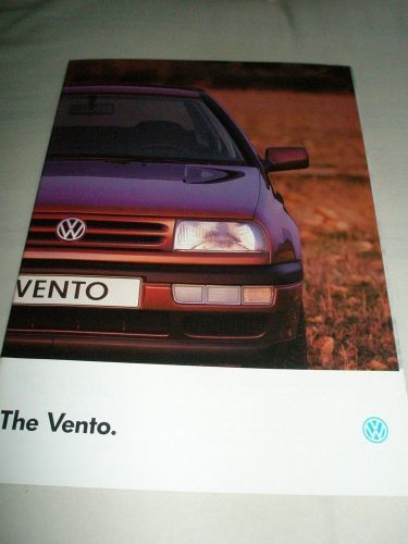 VW Vento range brochure Aug 1993
