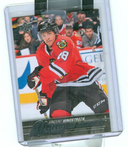 2015-16 ud series 2 young guns #477 vincent hinostroza chicago black hawks