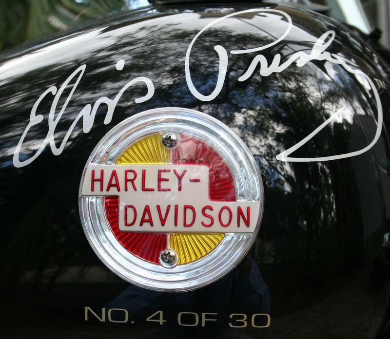 2007 harley davidson softail deluxe :  #4 of 30 elvis presley signature series