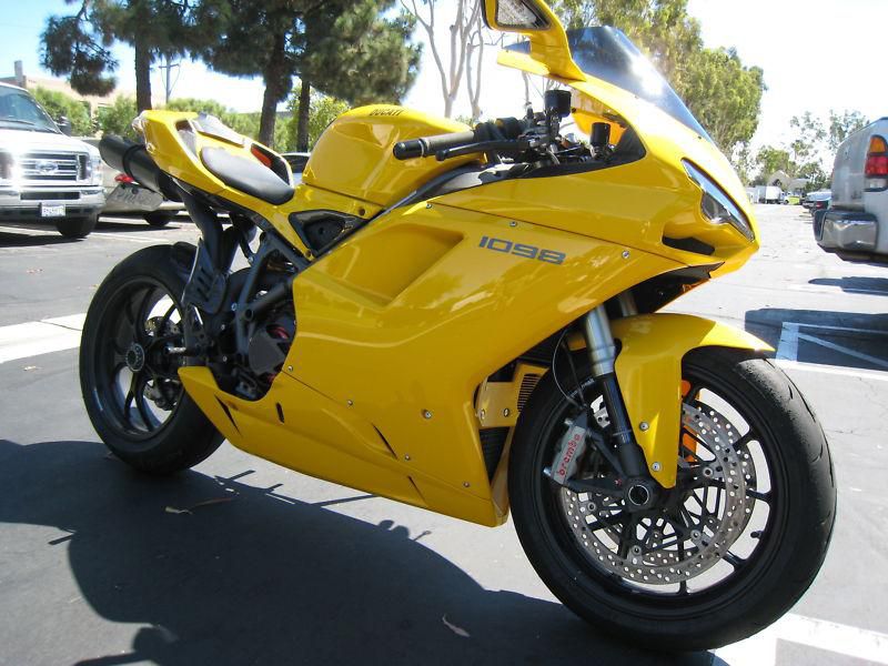 2007 Ducati 1098 Yellow Street Legal / Trackbike - Very Clean