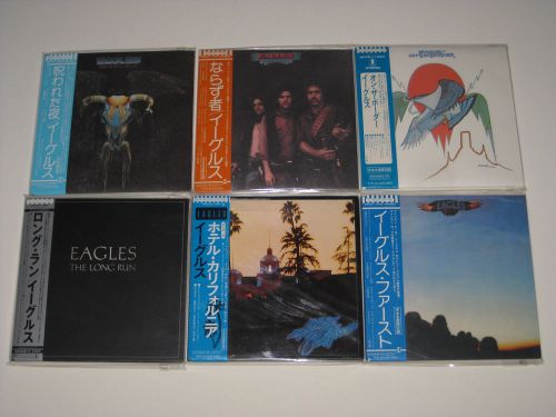 Eagles - hotel california+desperado+long run+..../ japan 6 mini lp cd