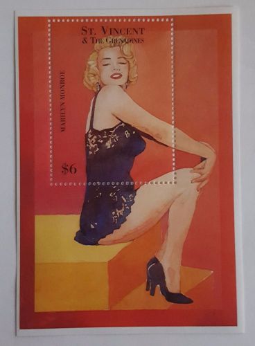Marilyn Monroe St Vincent &amp; Grenadines sheetlet